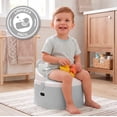 thumbnail image 3 of BEBBLY Bañito Entrenador Infantil con Almacenamiento Asiento Antiderrapante para Niños y Niñas de 6 Meses a 3 Años Fácil de Limpiar Ideal para Aprender a Ir al Baño (Gris), 3 of 7