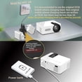 thumbnail image 3 of YT100 White Mini Home Projector Projector Portable Mini Home Theater, 3 of 5