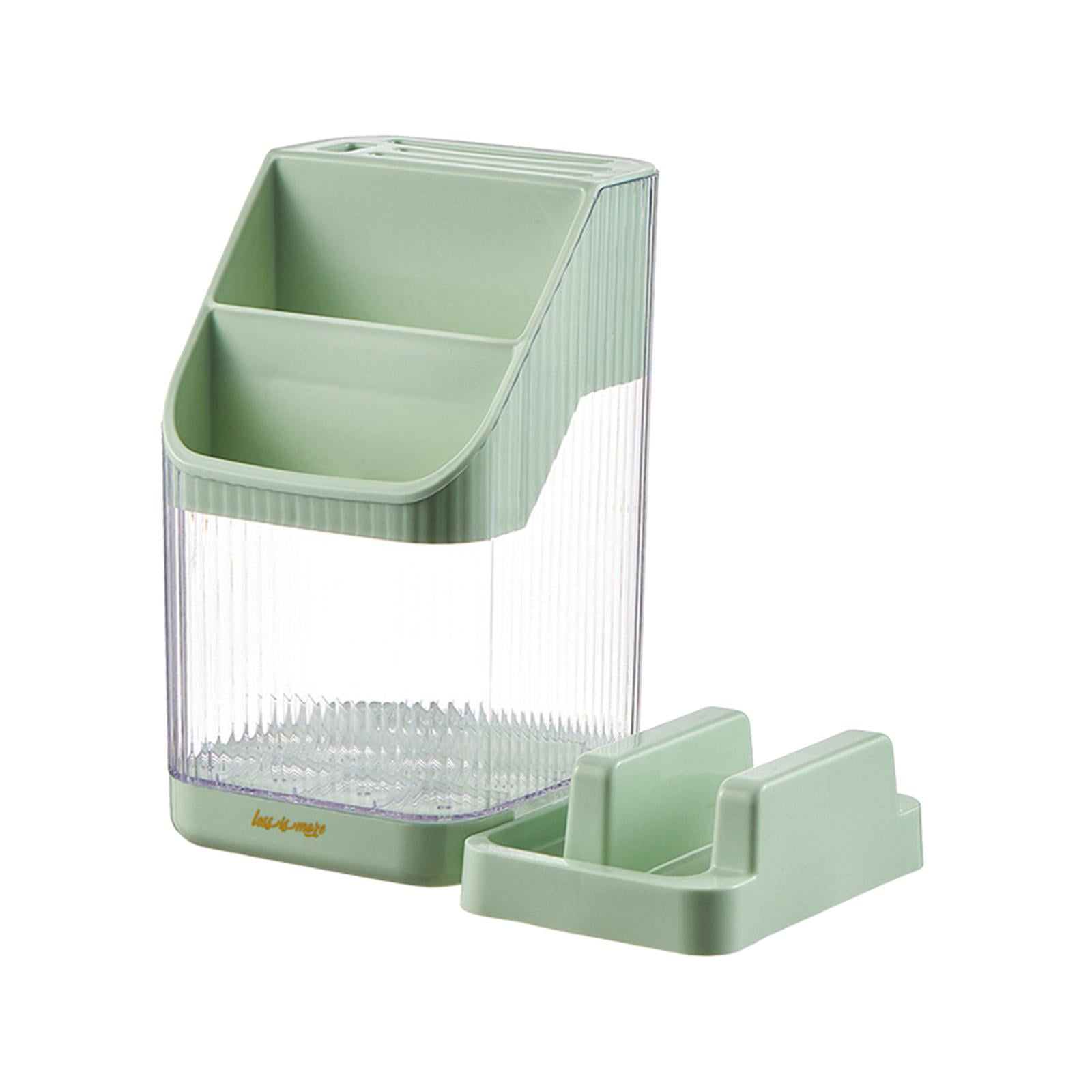 FashionCha Multifunctional Kitchen Utensil Rack Bakeware Cookware Storage Stand Utensil Green
