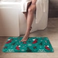 thumbnail image 4 of Bath Mats for Bathroom Green Christmas Socks Washable Cover Floor Rug Carpets Floor Mat Bathroom Decorations 16x24 Inches for Kitchen Bedroom Indoor, 4 of 6