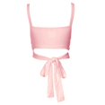 thumbnail image 3 of DHFJKG Camisoles For Women Crop Top Sleeveless Fitness Casual Summer V-Neck Hallow Out Twist Front Sexy Night Out Clothes Trendy Tops, 3 of 8