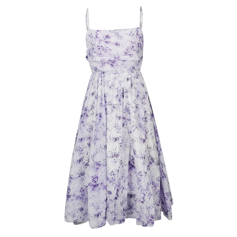 fitted lace wedding dress Maxi Dresses For Summer Womens Women Purple Casual V neck Solid A-line  Short Sleeve Dress at Amazon Women's Clothing store main image 1