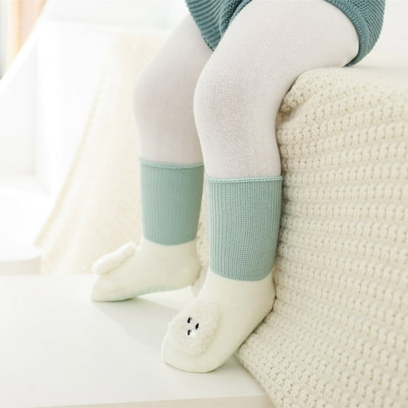 YYYTop Toddler Baby Girls Boys Socks Non Slip Kid Grips Socks Babies Cute Socks Toddlers Grippers Socks for 0-3 Years Cotton Crew Socks for Baby Gifts Pack