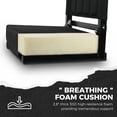 thumbnail image 3 of SPORT BEATS Stadium Seats with Back Support Bleacher Chairs with Back and Cushion Thick Padded Bleacher Seats Includes Shoulder Strap, 3 of 7