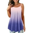 thumbnail image 1 of Birdeem Mode Femme Débardeur Imprimé Sans Manches Blouse Col Rond Bretelles Hauts, 1 of 12