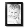 thumbnail image 2 of ArtToFrames 7" x 10" Satin Black Tall Picture Frame, 7x10 inch Black Wood Poster Frame (WOM-1852), 2 of 8