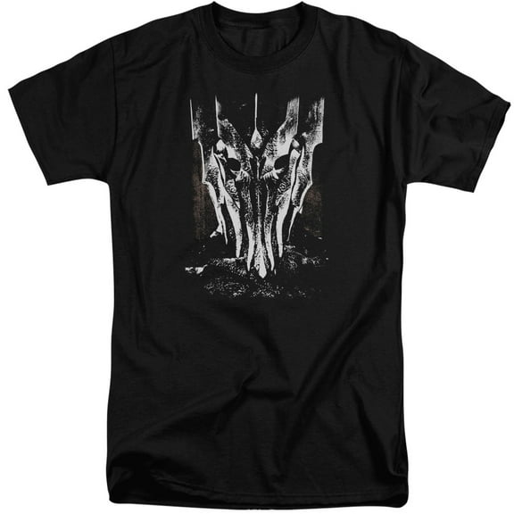 Lord of the Rings Big Sauron Head S/S Adult Tall Black