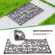 thumbnail image 5 of Sungmor Tapete Decorativo de Hierro Fundido con diseño vintage de arabesco. Tapete de entrada exterior antideslizante y resistente al clima para porche, patio o jardín. Acabado negro rústico., 5 of 9