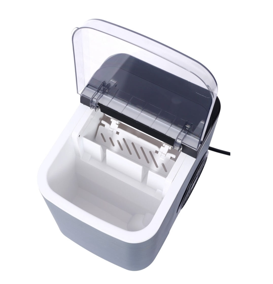 Ice Maker Countertop, Portable Ice Machine, Self-Cleaning Ice Makers with Basket and Scoop, 9 Cubes in 6 Mins, 26 lbs per Day, Ideal for Home, Kitchen,ETL