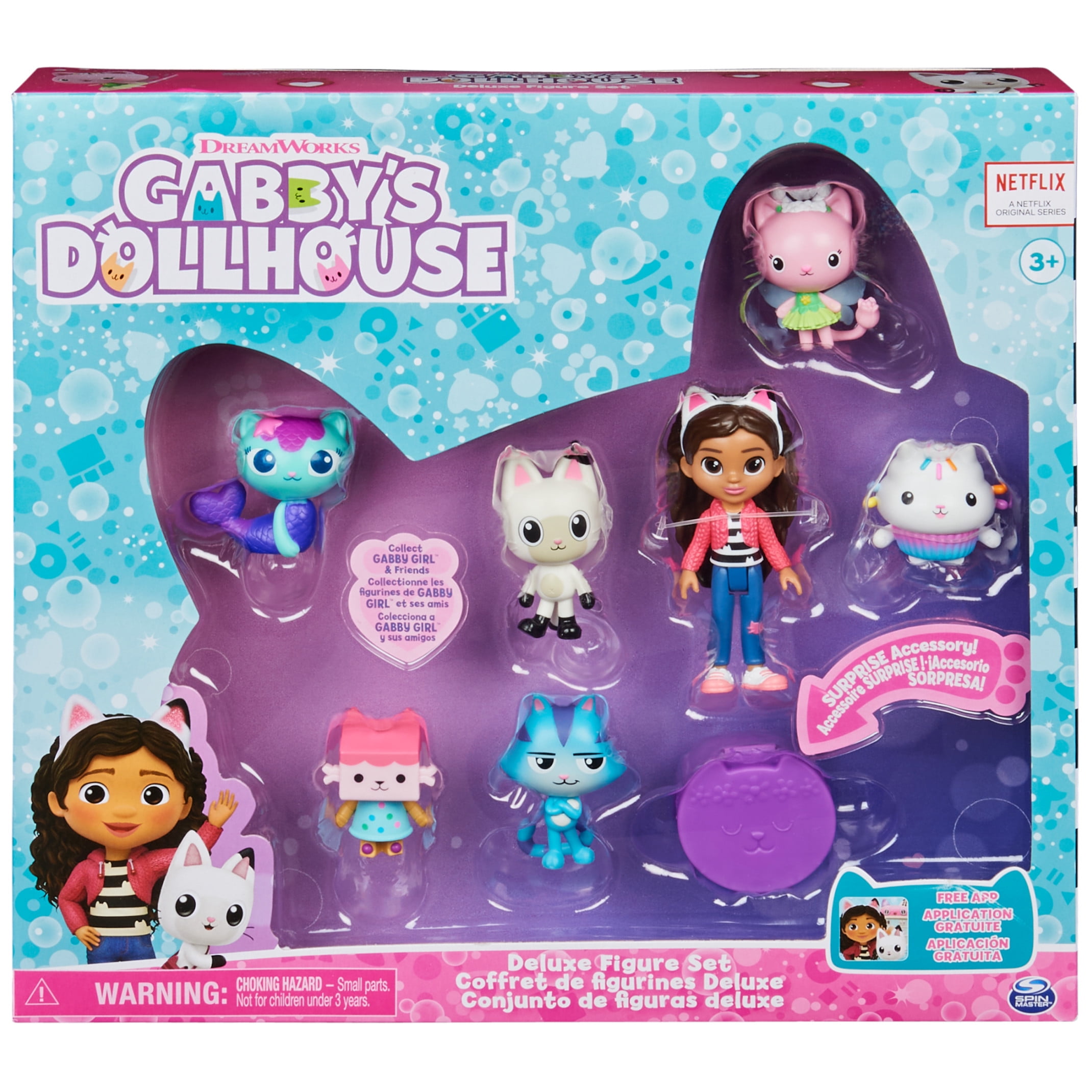 Gabby's Dollhouse Gabby's Dollhouse, Deluxe Gift Set with 7 Toy