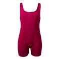 thumbnail image 1 of Women Jumpsuit Sleeveless U-Shaped Neck Bodycon Solid Color Short Jumpsuit, 1 of 4