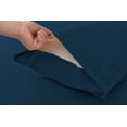 thumbnail image 3 of Rayon Bamboo Sheets Set California King Cobalt Blue Sheets Deep Pocket 4 Piece, 3 of 5