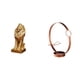 thumbnail image 1 of Figura de león majestuosa y portabotellas de hierro, adorno decorativo de mesa coleccionable para el hogar, la oficina, la estantería y el organizador, 1 of 8