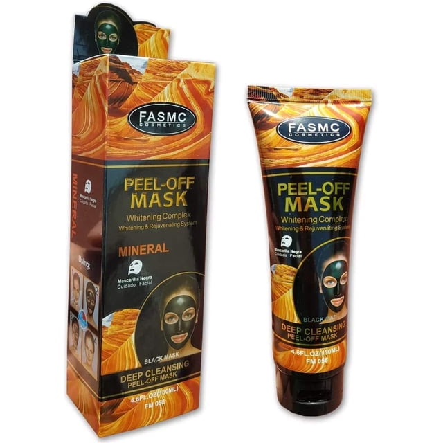 FASMC Mascarilla PEEL OFF MASK Mineral 130ML (4.6oz) Fasmc Peel Off Black Mask