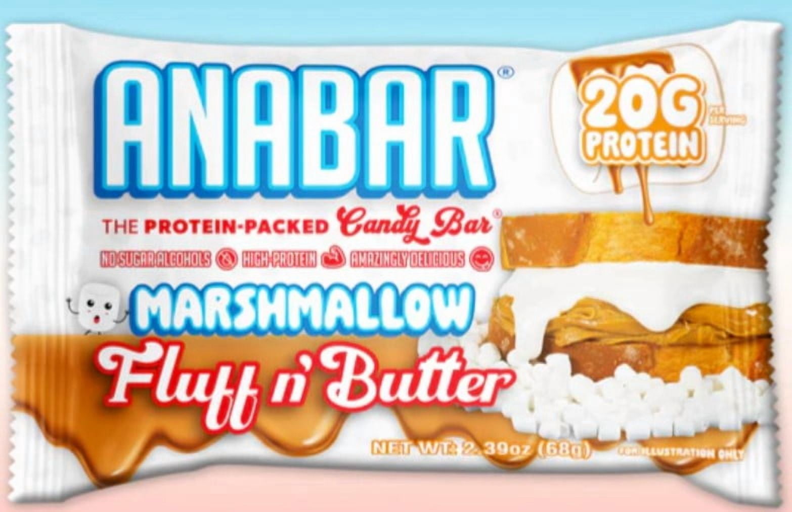Anabar Fluff and Butter 12 Protein Bars Final Boss Performance 21 Grams