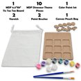 thumbnail image 6 of VHALE Paint Your Own MDF Wooden Tic-Tac-Toe Board Game Kid Craft Party Favors (Dinosaur), 6 of 8