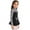 Black, variant on iiniim Kid Girls Car Driver Racer Costume Checkerboard Print Dress Leotard Dancewear