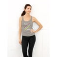 thumbnail image 2 of Don't Worry Lines Racerback Tank Women -Image by Shutterstock, Female Large, 2 of 4