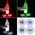 thumbnail image 5 of 50 Posavasos LED Blancos, Posavasos Iluminados, Luces Adhesivas LED, Luces para de Vino, para Bebidas, Accesorios de Bar, Fiestas, Bodas, 5 of 5