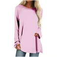 thumbnail image 2 of Patlollav Pntutb Women Tops,Ladies Casual Crewneck T-Shirts Blouse, 2 of 7