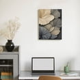 thumbnail image 5 of Abstract Floral Canvas Wall Art – Modern Neutral Flower Canvas Painting, Printed Botanical Wall Art, Minimalist Leaf Texture Artwork, 5 of 7