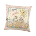 thumbnail image 1 of Fundas de almohada de 45 cm x 45 cm Fundas de almohada de tiro Regalos de Pascua Cojines de sofá Decorativos suaves para vacaciones Sala de estar Sofá Felices Pascuas Gloria Funda de almohada, 1 of 9