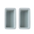 thumbnail image 1 of PENGXIANG 2pcs DIY Rectangular Cake Mold Pan Silicone Baking Mold Toast Mold Cake Sandwich Box for Mousse Cake Bread (Blue), 1 of 5