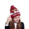 thumbnail image 3 of Gorro navideño de punto con luz LED, gorro cálido iluminado, árbol de Navidad, muñeco de nieve, niños y adultos, decoración navideña de Año Nuevo, 3 of 4