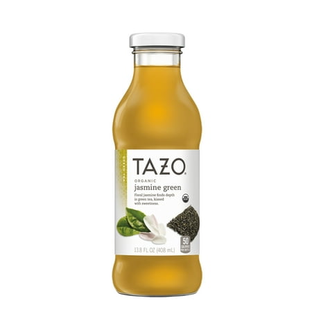 Tazo Organic Jasmine Green Tea 13.8 Fluid Ounce Glass Bottle/ 8