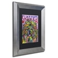 thumbnail image 3 of Trademark Fine Art 'Shih Tzu Luv' Canvas Art by Dean Russo, Black Matte, Silver Frame, 3 of 4