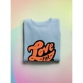 thumbnail image 3 of Love For All Colorful Banner Sweatshirt Men -Smartprints Designs, Male XX-Large, 3 of 4