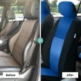 thumbnail image 5 of FH Group Trendy Elegance 3D Air Mesh Seat Covers Fit For Car Truck SUV Van - Front Seats, 5 of 5