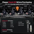 thumbnail image 2 of BDFHYK Ignition Coil Pack UF-546 and Iridium Spark Plugs 7090 Compatible with Hyundai Azera Entourage Sonata Veracruz Kia Amanti Optima Rondo Sedona Sorento 2.4L 4.3L 4.5L 4.8L L4 V6 IC626,Sets of 6, 2 of 6