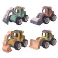 thumbnail image 2 of BESTSKY 2Pcs Building Blocks Toy Diy Disassembly Toy Model Nut Assembly Creative Tractor Crane Bulldozer Construction Toy Style 1, 2 of 4