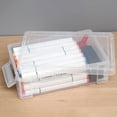 thumbnail image 4 of Large Capacity Pencil Case Water Clear Pen Box High Capacity Pen Case Colored Pencil Organizers for Adult, 4 of 11