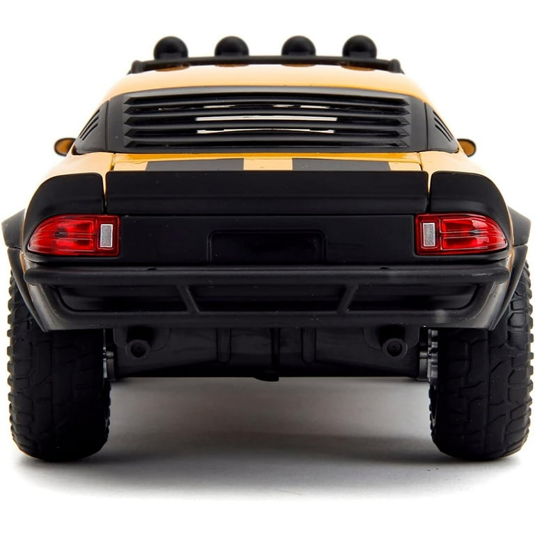 Transformers Rise of The Beast 1 24 1977 Chevy Camaro Bumblebee Badge Die Cast Car Toys for Kids and Adults