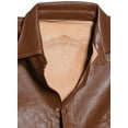 thumbnail image 4 of Ladies Leather Shirt in Cognac, 4 of 8