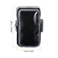 thumbnail image 2 of Uxcell Phone Arm Bands for Running, Running Phone Holder Armband Cell Phone Holder Black, 2 of 5