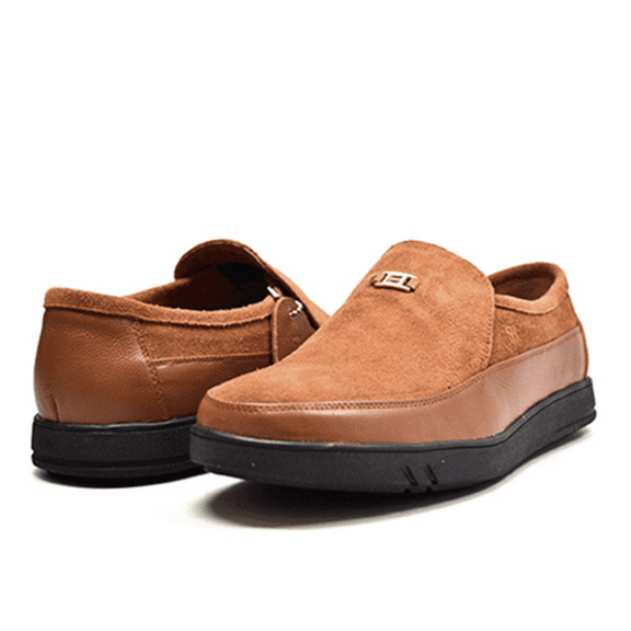 Canterbury Leather & Suede Mens Shoes Slip-On Shoe