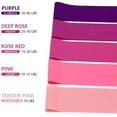 thumbnail image 4 of Fitness Resistance Bands Set of 5,Resistance Bands for Legs and Butt Exercise Bands for Women 5 Different Levels Fitness Resistance Bands of For Exercise (5 Packs), 4 of 5