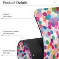 thumbnail image 4 of Yayeee Faucet Mat for Kitchen Sink 14.7" Diatomite Long Splash Guard Pad, Light Colorful Circles, 2 Pack, 4 of 7