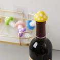 thumbnail image 6 of Shoreew Silicone Wine Bottle Stoppers Mushroom-Shaped Bottle Wine Cork Freshness Preserver Leak-Proof Kitchen Gadget, 6 of 7