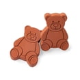 thumbnail image 1 of Set de 2 unidades de terracota Brown Sugar Keeper and Saver Fox Run Bear, 1 of 6