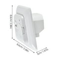 thumbnail image 2 of GOOHOCHY Heating Thermostat Temperature Controller White ABS Room Temperature Control 1Pack, 2 of 8
