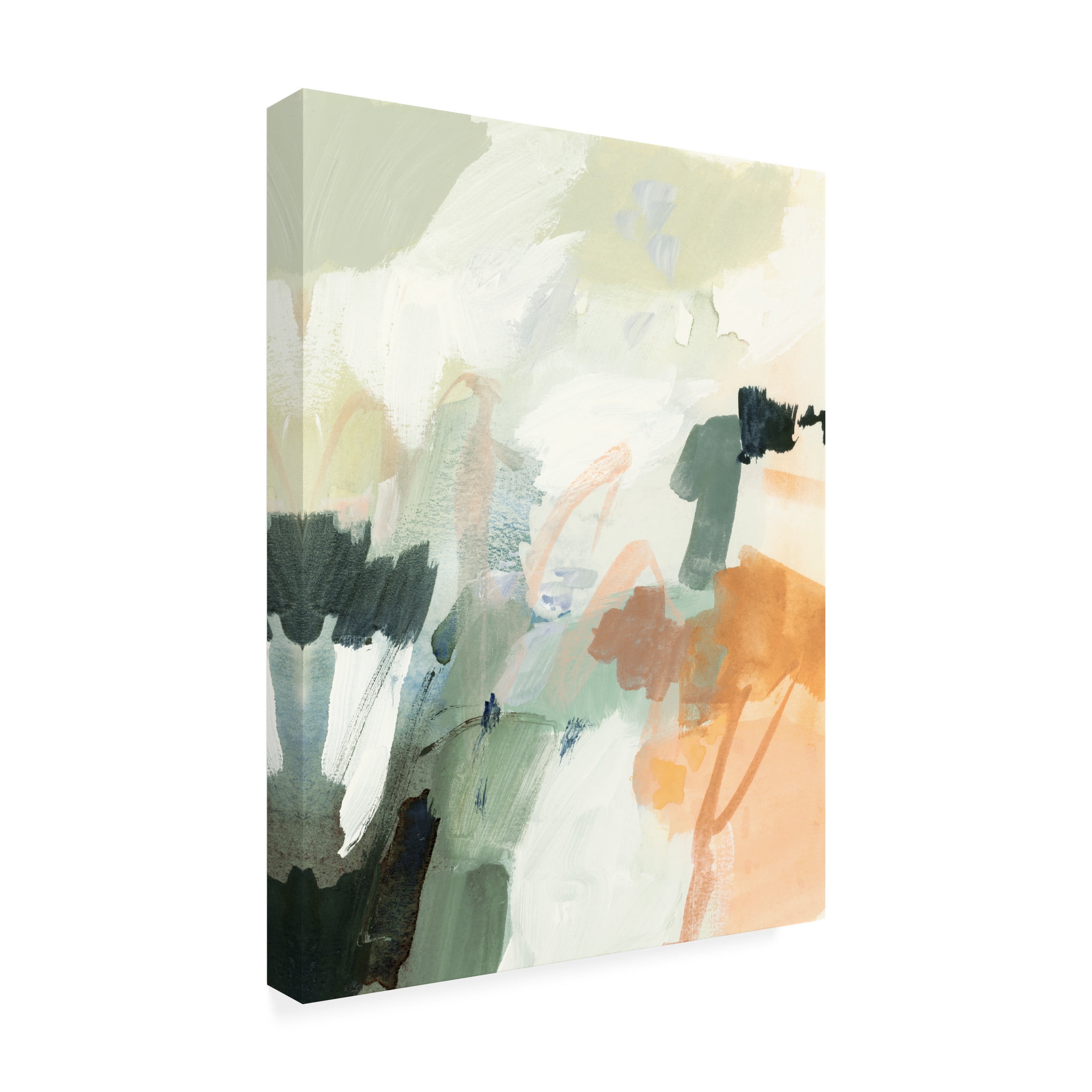 Victoria Barnes 'Moss And Peach II' Canvas Art