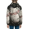 thumbnail image 6 of Pofeuu Baseball Breaking Glass Print Teenage Zipper Hoodie Sweatshirts Hooded Casual Jackets With Pocket For Boys Girls-Medium, 6 of 6