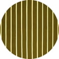 thumbnail image 1 of Ahgly Company Indoor Round Abstract Yellow Contemporary Area Rugs, 8' Round, 1 of 4