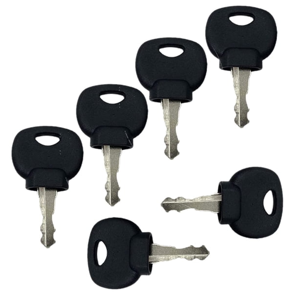 6 llaves de encendido para tractor, dispositivo de encendido para camión volquete, llave de encendido de repuesto para maquinaria agrícola, de construcción, compatible con Bomag y Manitou.