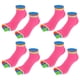 thumbnail image 1 of Calcetines antideslizantes Unique Bargains de cinco dedos multicolor 4 pares, 1 of 1