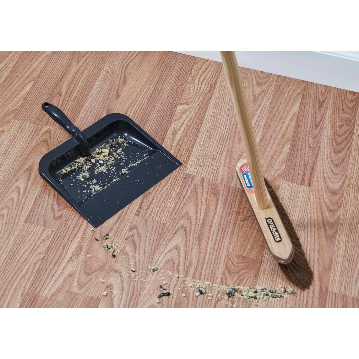 Superio Broom and Dustpan Set
